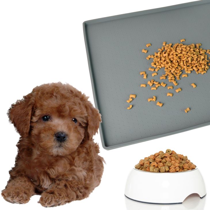 Silicone Feeder Mat Waterproof Pets Food Coaster