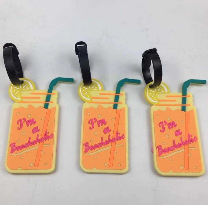 Best Quality Soft Pvc Luggage Tags For Traveling