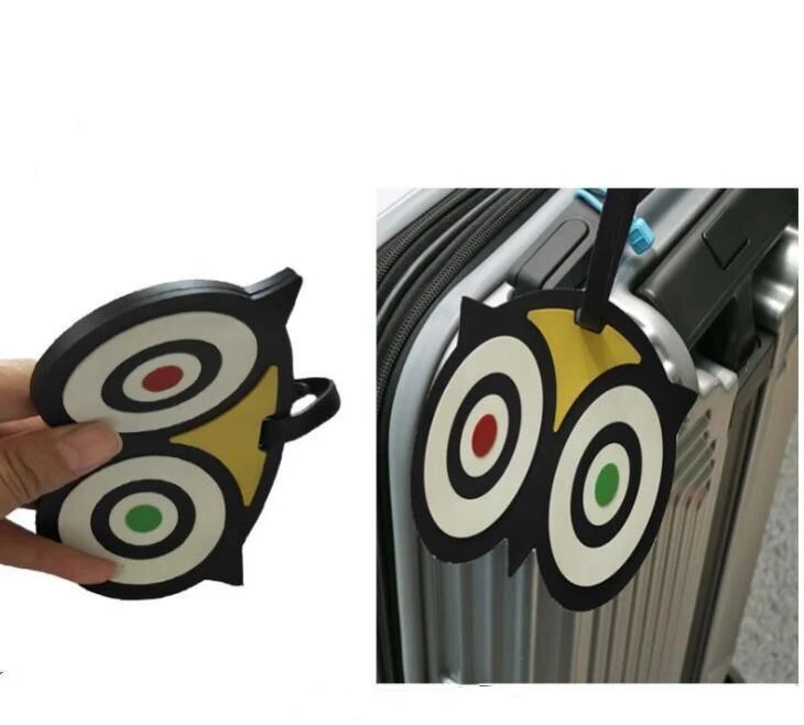 OEM Cool Eco-friendly Soft Pvc Bag Luggage Tags