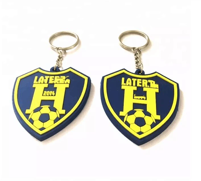 Personalized 2D Silicone Shaped Keychains
