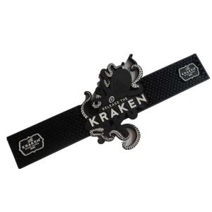 Cool Design PVC Black Service Bar Drip Mat