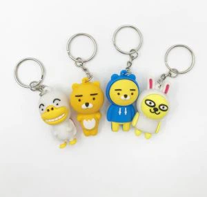 2D/3D Σχέδιο κινούμενων σχεδίων Pvc Βάση κλειδιών