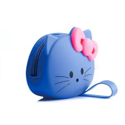 Υψηλής ποιότητας λαστιχένιο πορτοφόλι νομισμάτων σιλικόνης με το φερμουάρ