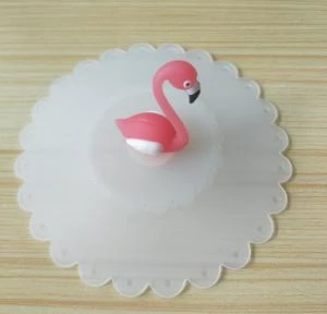 Flamingo σιλικόνη καπάκια καφέ καφέ καφέ φλιτζάνι κάλυψη