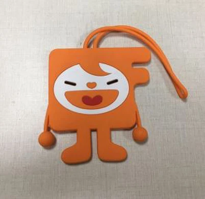 Ετικέτες αποσκευών καρτών ταυτότητας λογότυπων ταξιδιού σιλικόνης