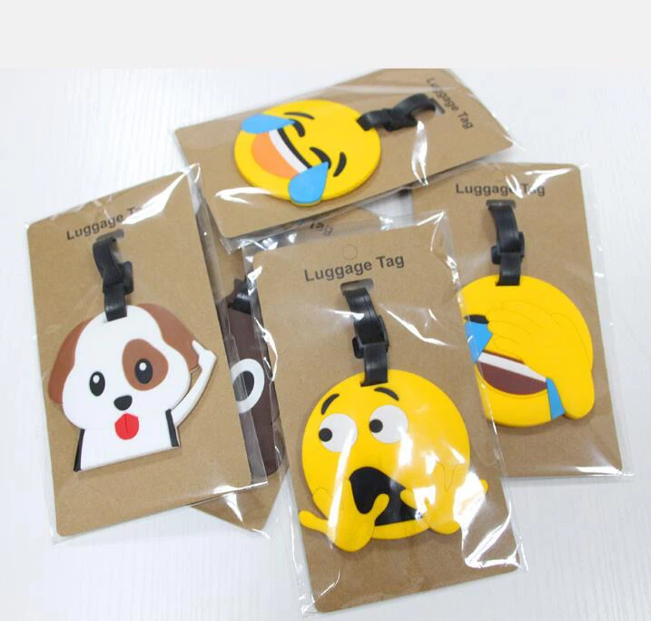 Travel Bag Use 3d Soft Pvc Luggage Hang Tag For Baggage