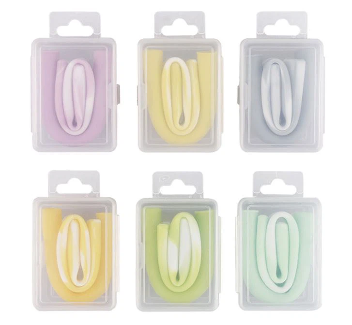 Travel Portable Silicone Folding Drinking Straw