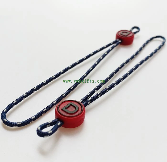 2D Embossed PVC Zipper Slider Head For BGarment And Bags