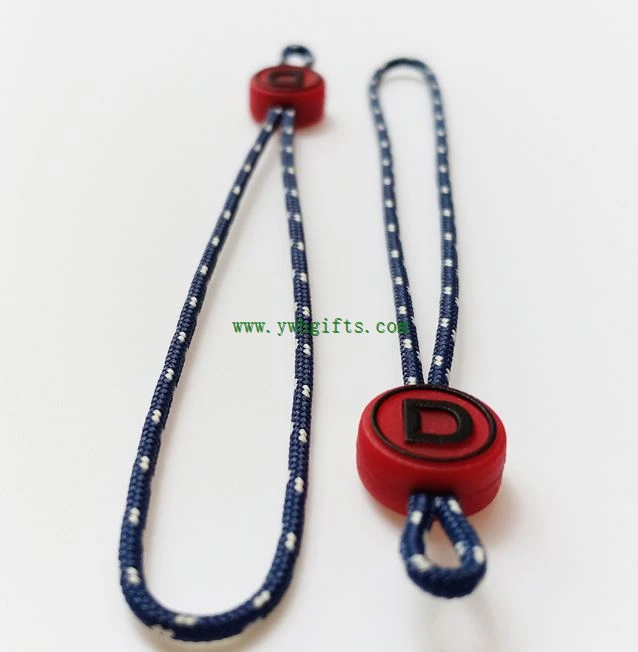 2D Embossed PVC Zipper Slider Head For BGarment And Bags