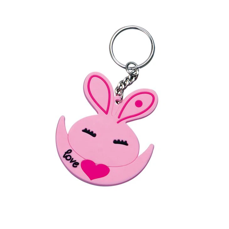 Cartoon Soft Pvc Keychain 3d Pvc Keyring Rubber Keychain