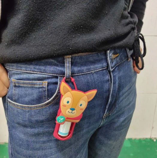 Exiting Goods 30ml Perfume Hand Sanitizer Silicone Bottle Holder