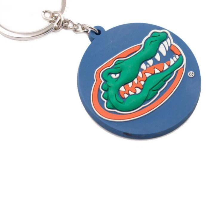 New Souvenir 3d PVC Rubber Car Key Cover 2d Keychain Keyring