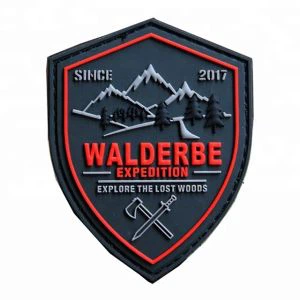 3D Garment Shield Soft Rubber PVC Patch