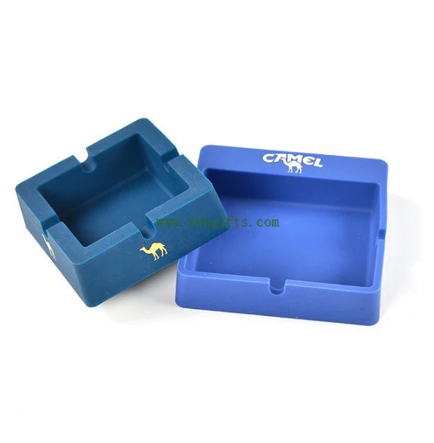Printed Logo Advertising Silicone Cigarette Ashtray Portable Ashtray